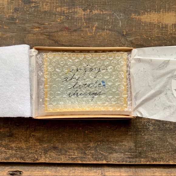 🏷 Enjoy the Little Things • Glass Trinket Tray - Picture 5 of 7